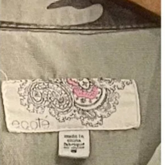 Ecote' Camo Utility Jacket Size Small - Picture 6 of 7